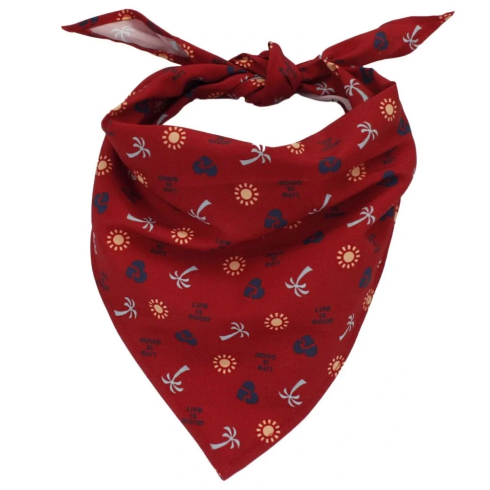 Life is Good Beach Elements Dog Bandana
